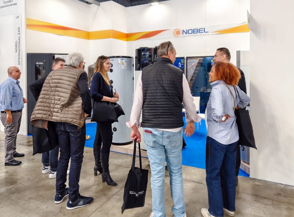 Το περίπτερο της Nobel International στην έκθεση MCE 2026 στο Μιλάνο